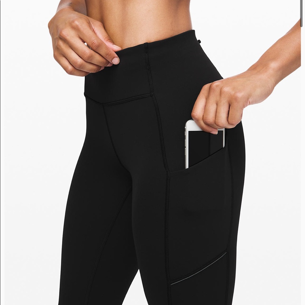 Black lululemon speed up leggings